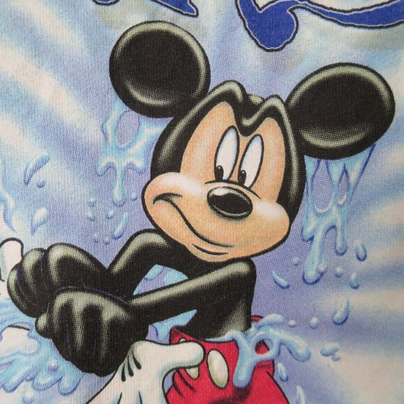 Vintage Walt Disney World Splash Mountain Tie-Dye T-Shirt Size Youth L - Picture 3 of 9